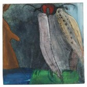 MIXED MEDIA PAINTING HOODED FA
