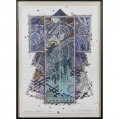 MIXED MEDIA PRINT, WILLIAM GAT