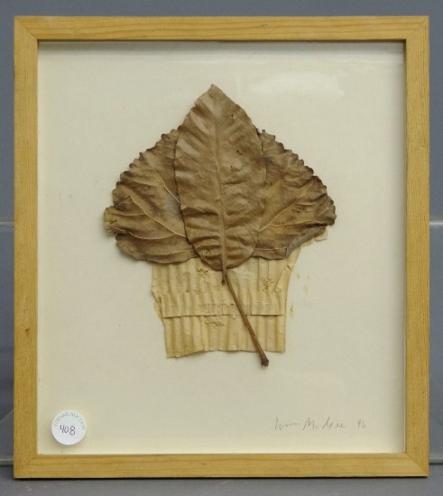 Mixed media signed and dated