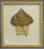Mixed media signed and dated '