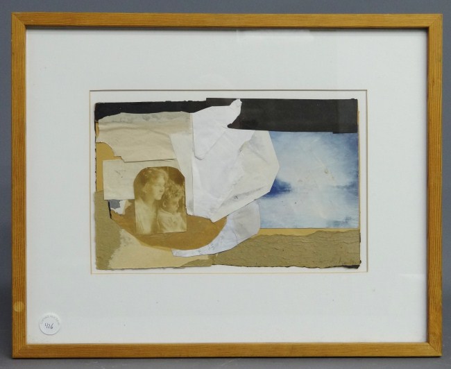 Mixed media signed and dated