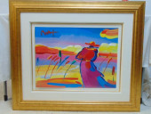 MIXED MEDIA, "WALKING IN REEDS