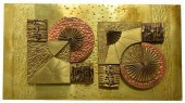 MIXED METAL COPPER BRASS GEOME