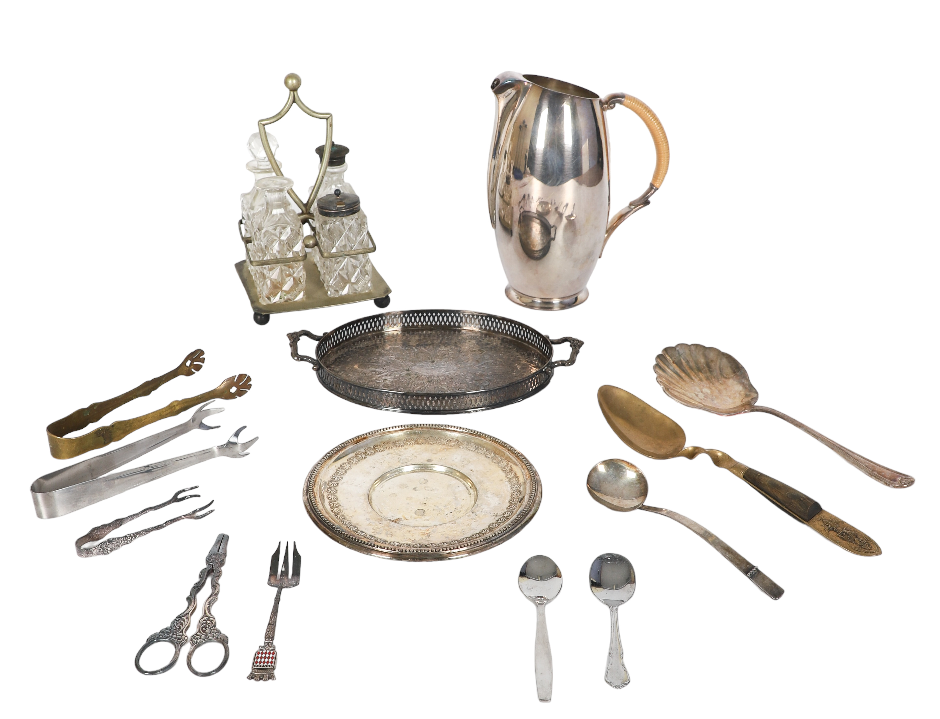 Mixed metal lot, including 1847