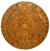 MIXED WOOD MARQUETRY AZTEC SUN