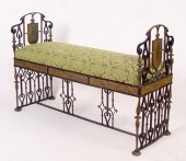 MIZNER BRONZE MOUNTED WROUGHT
