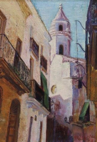 M.J. ANSLADA CITY STREET VIEW OIL