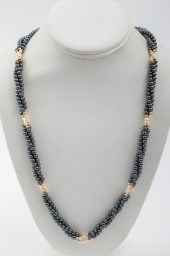 MJ HEMATITE, FRESHWATER PEARL