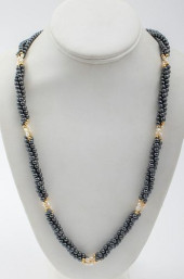 MJ HEMATITE, FRESHWATER PEARL