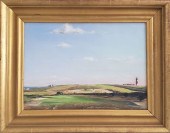 M.J. MOORE OIL ON LINEN, "SANK