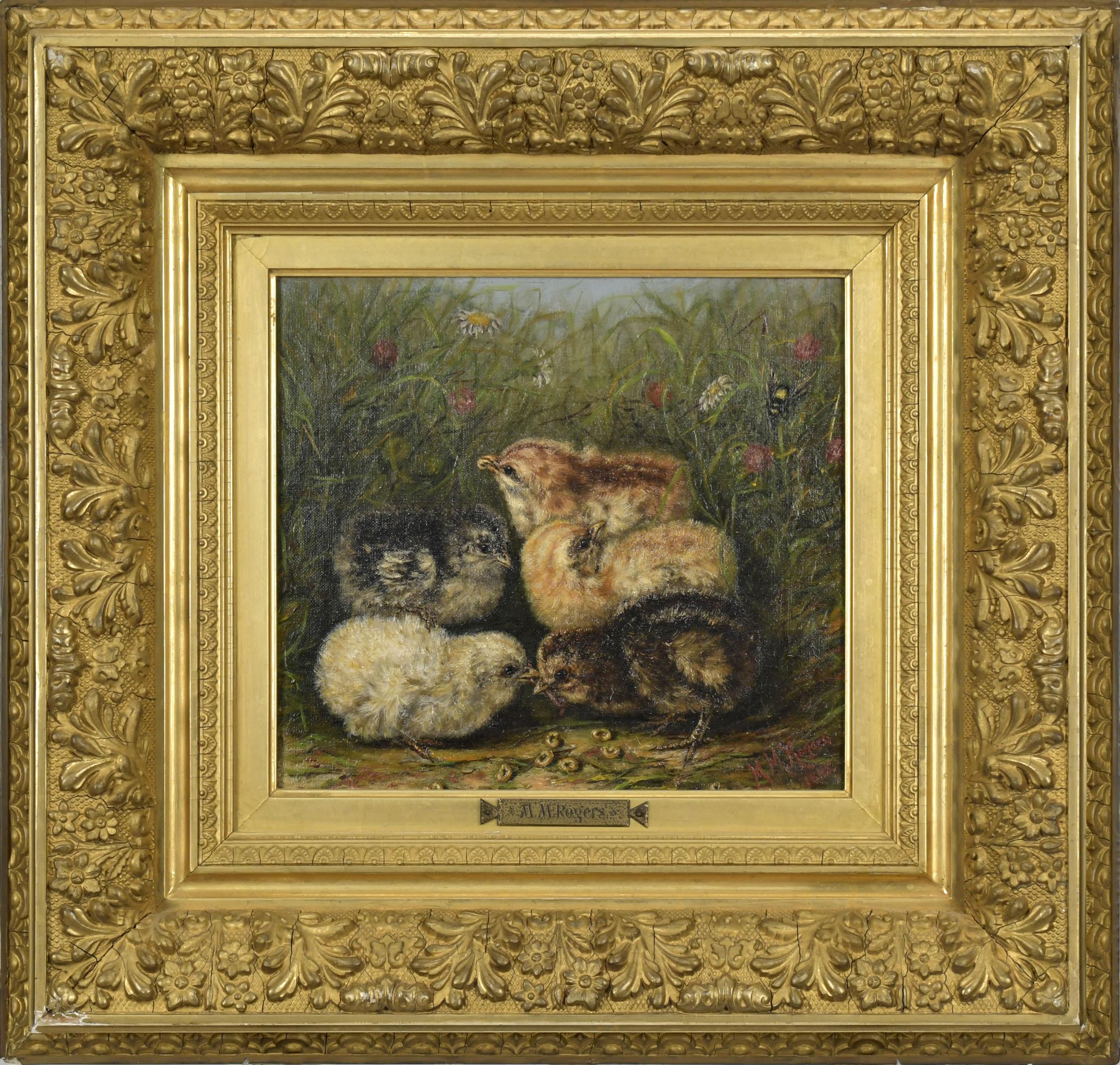 M.M. ROGERS OIL ON CANVAS, BABY