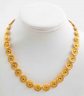 MMA 14K YELLOW GOLD SAPPHIRE F