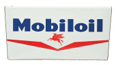 MOBILOIL PORCELAIN SIGN WITH P