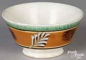 MOCHA BOWL, 19TH C.Mocha bowl,