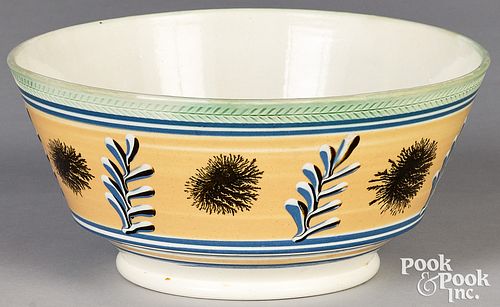 MOCHA BOWL, 19TH C.Mocha bowl, 19th