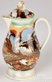 MOCHA COVERED CREAM PITCHER, 1