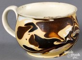 MOCHA CUP, WITH MARBLEIZED GLA