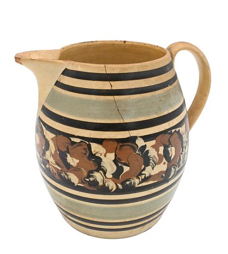 MOCHA JUG, HAVING BANDING AND