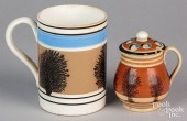 MOCHA MUG, 19TH C., WITH SEAWE