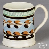 MOCHA MUG, 19TH C.Mocha mug, 1