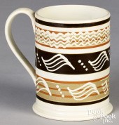 MOCHA MUG, 19TH C.Mocha mug, 1