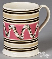 MOCHA MUG, 19TH C.Mocha mug, 1