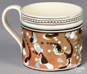 MOCHA MUG, 19TH C.Mocha mug, 1