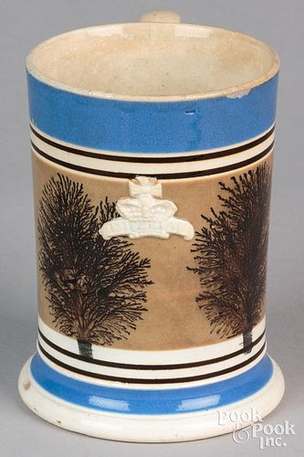 MOCHA MUG, 19TH C.Mocha mug, 19th