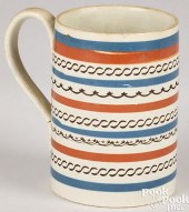 MOCHA MUG, 19TH C.Mocha mug, 1