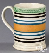 MOCHA MUG, WITH BROWN, BLUE, A