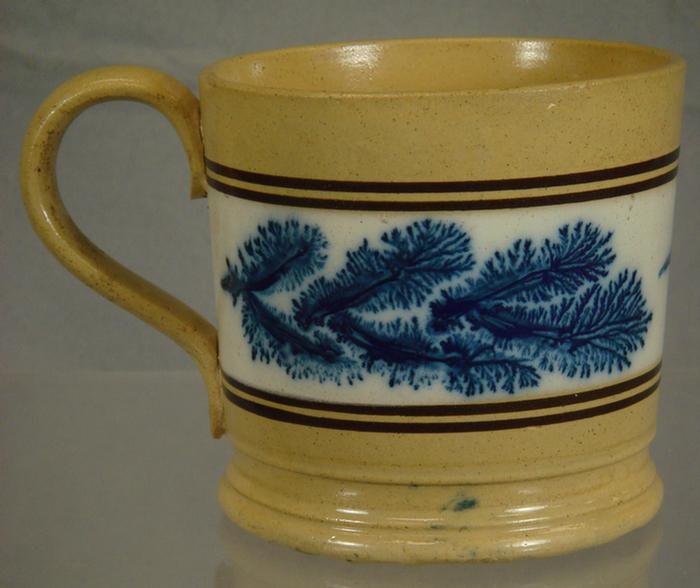 Mocha mug with dendritic