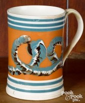 MOCHA MUG ,WITH EARTHWORM DECO