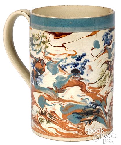 MOCHA MUG WITH MARBLEIZED