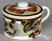 MOCHA MUSTARD POT, WITH EARTHW