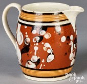MOCHA PITCHER, 19TH C.Mocha pi