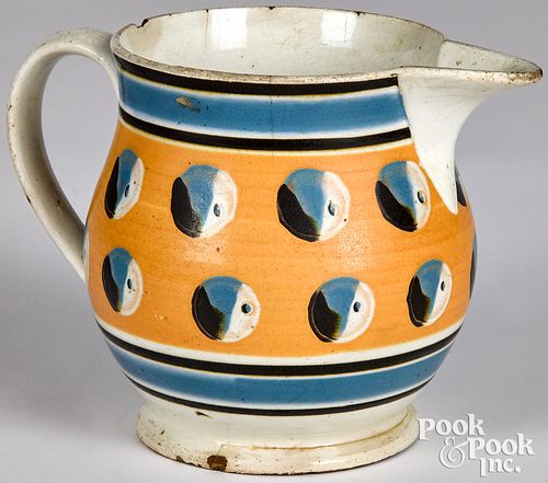MOCHA PITCHER, WITH CAT'S-EYE