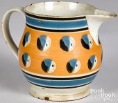 MOCHA PITCHER, WITH CAT'S-EYE