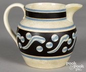 MOCHA PITCHER, WITH CATS-EYE D