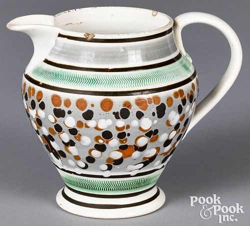 MOCHA PITCHER, WITH POLKA DOT