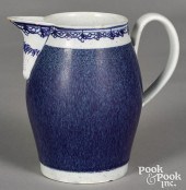 MOCHA PITCHER, WITH SPECKLED B