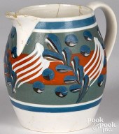 MOCHA PITCHER, WITH TWIG AND C