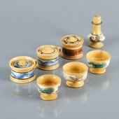 MOCHAWARE POTTERY POTSThree li