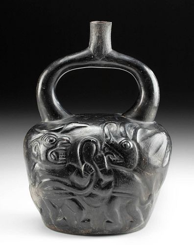 MOCHE BLACKWARE VESSEL - AI APEC