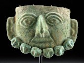 MOCHE COPPER MASK - STYLIZED L