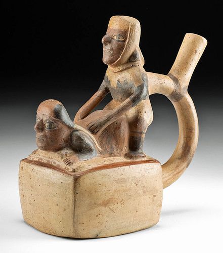 MOCHE IV POLYCHROME STIRRUP -