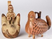MOCHE POTTERY WARRIOR VESSELMo