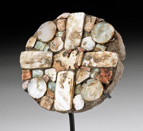 MOCHE WOOD EARSPOOL W/ SHELL,