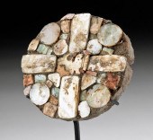 MOCHE WOOD EARSPOOL W/ SHELL,