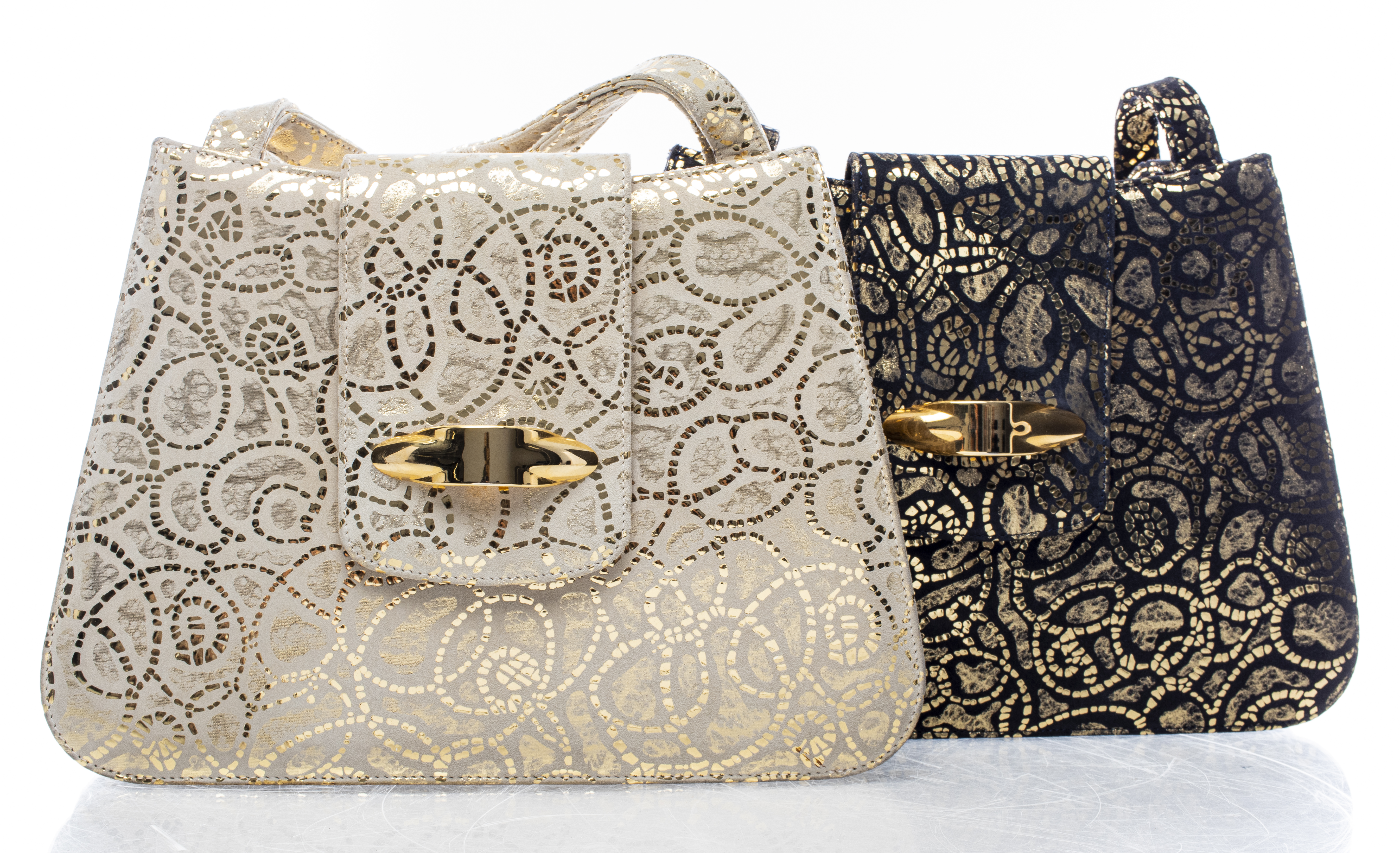 MODA DI FAUSTO GOLD-TONE FABRIC