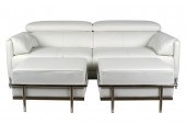 MODANI: SOFA & PAIR OF OTTOMAN